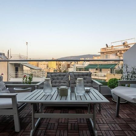 アテネDuplex Acropolis View 2 Balconiesアパートメント エクステリア 写真