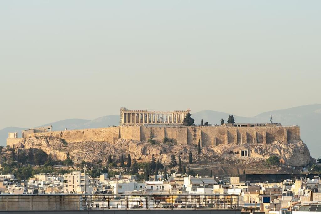 アテネDuplex Acropolis View 2 Balconiesアパートメント エクステリア 写真