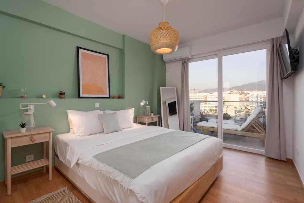 アテネDuplex Acropolis View 2 Balconiesアパートメント エクステリア 写真